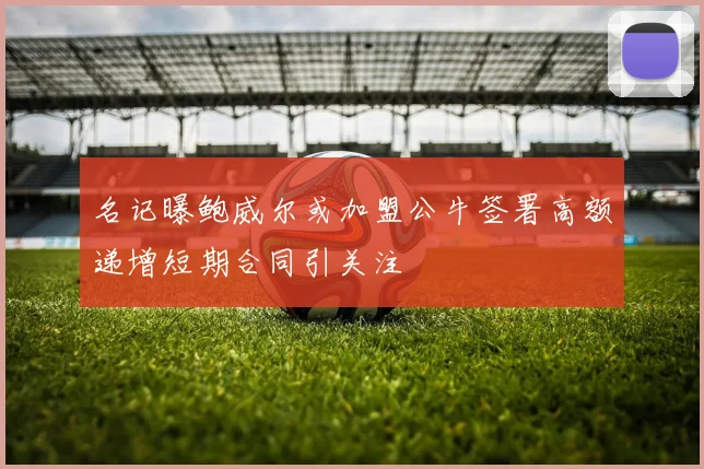 名记曝鲍威尔或加盟公牛签署高额递增短期合同引关注
